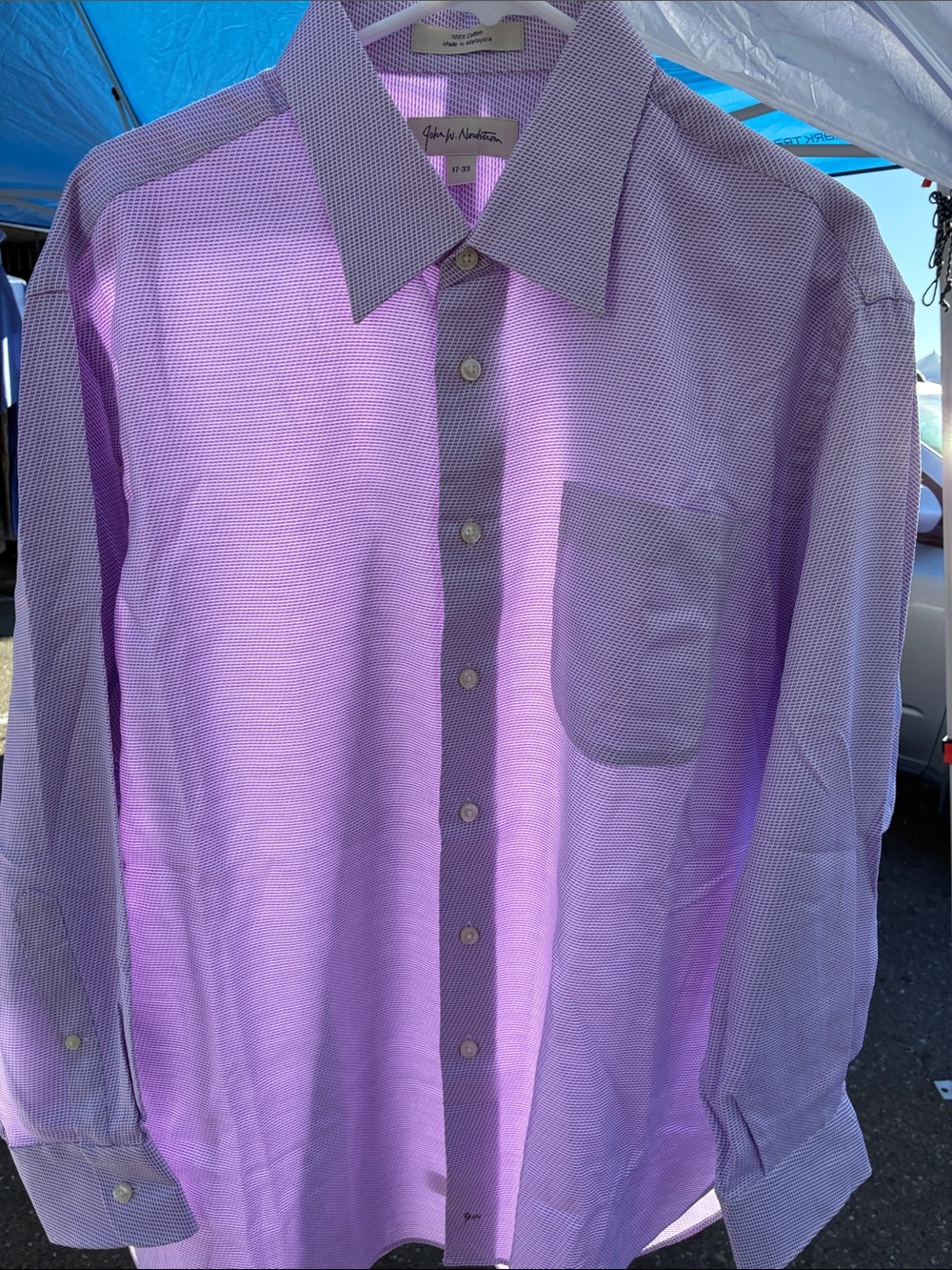 Lavender Dress Shirt — Classic Long Sleeve